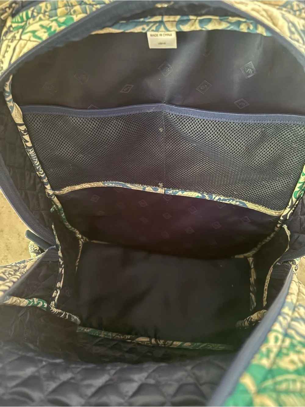 Vera Bradley Campus Tech Backpack Santiago 18198-G57 Retired